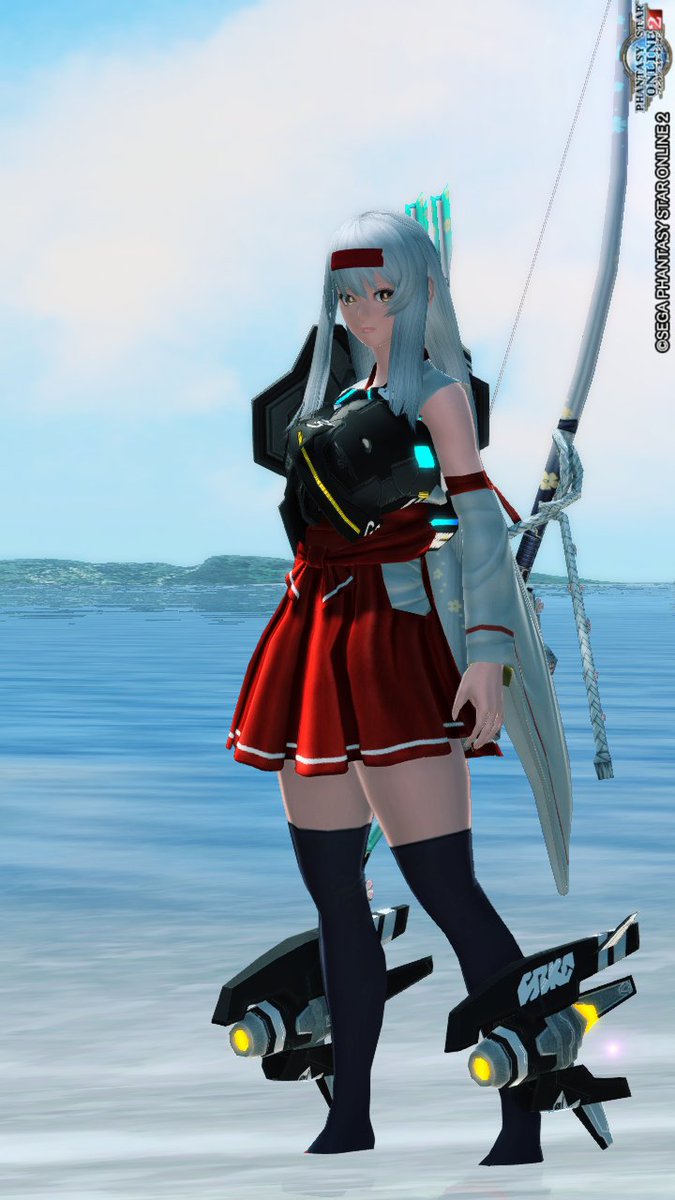 O Xrhsths にじやまひろし Sto Twitter Pso2で艦これの翔鶴をキャラクリしてみた アクセが胸の鎧っぽい感じにもなって翔鶴っぽさが出せたと思うんじゃよ Pso2ギミック的な鎧と解釈して 動いてもいい感じに破綻しないように出来て満足