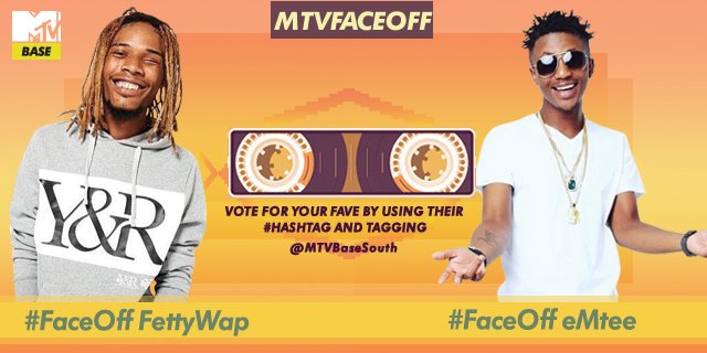 MTVBaseSouth's tweet photo. #MTVFaceOff | Trap kings trapped into a battle? Pick a side #FaceOffFettyWap vs #FaceOffeMtee https://t.co/sewUrPdQwZ