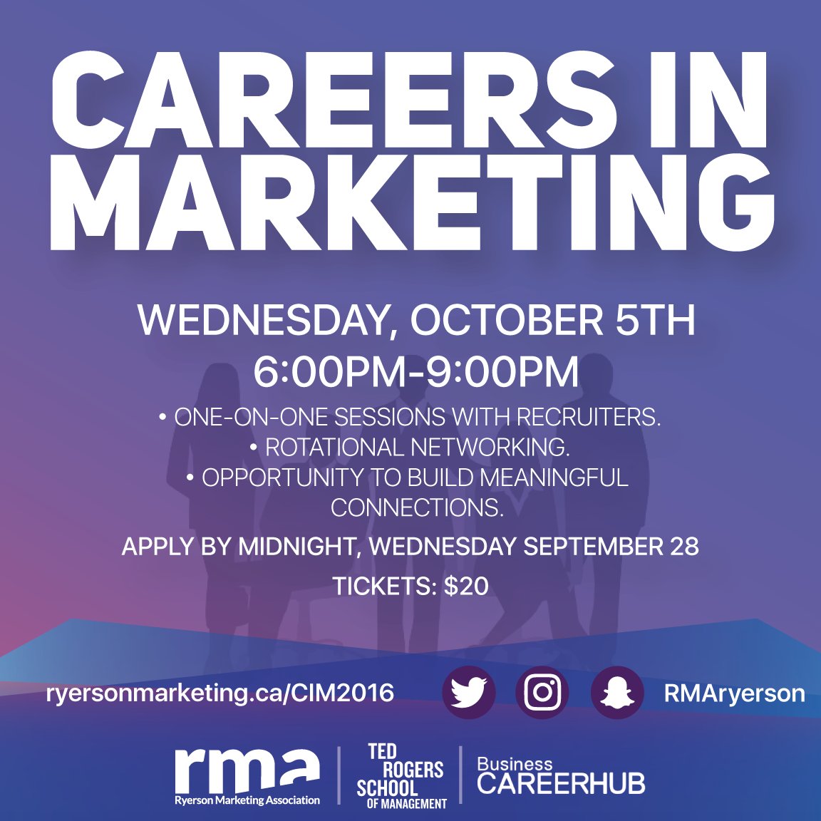 Looking for a job opportunity in marketing after you graduate? Apply for #CIM2016 today! ow.ly/xR6Y304cXFS