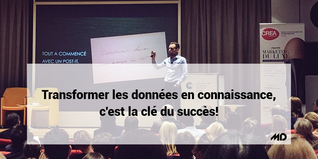 manueldiaz's tweet photo. [#Influence] Transformer les données en connaissance, c'est la clé du succès !
par @manueldiaz 
#CLD16 #creageneve https://t.co/YbCRbnwYEL