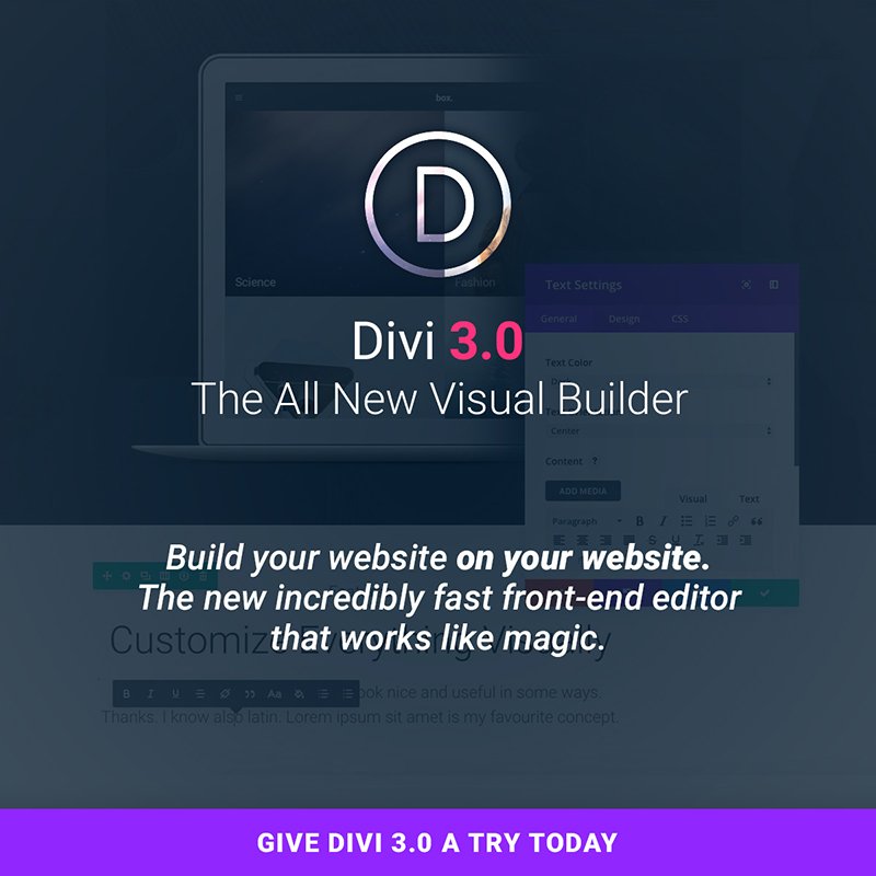 webdesignledger's tweet photo. Top 10 Thrilled Reactions On the Divi 3.0 Release
#divi3.0 #webdesign #design #website
https://t.co/pmNfXNmREA https://t.co/zDloM4XAS6