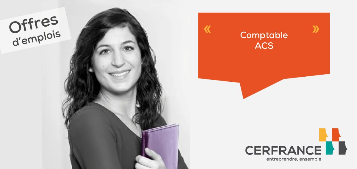 Cerfrance85's tweet photo. #Recrutement : vous aimez la relation #client et la #comptabilité #ACS ? Postulez ! https://t.co/mCMAgRCjDP https://t.co/KawgtPhI3w