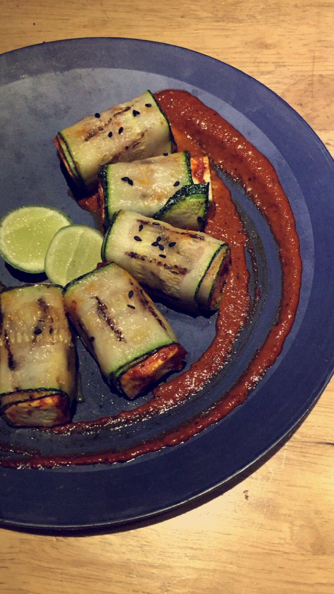 fatfoodiesworld's tweet photo. Cottage cheese wrapped zucchini at @brewbotmumbai was just fab! #BrewbotTurnsTwo #BrewbotNewMenu https://t.co/S7pPaqowfG
