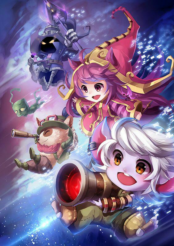 Carlou03's tweet photo. Mes petits chouchous 😘❤ #LeagueOfLegends #Lulu #Teemo https://t.co/owN0pRmdW4