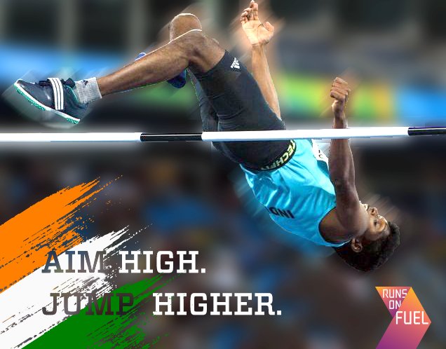 #RioParalympics gold-medallist Mariyappan Thangavelu has literally set the bar high. #Respect #ProudIndian