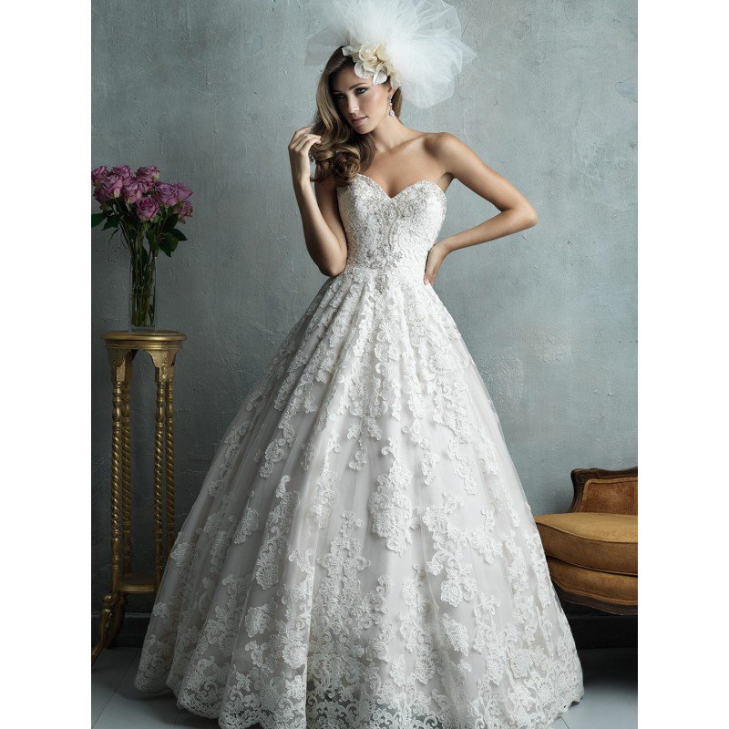 eudances's tweet image. Allure Couture C328 Strapless Lace Ball Gown Wedding Dress eudances.com/en/allure-cout… $445.99 #wedding #weddingdress