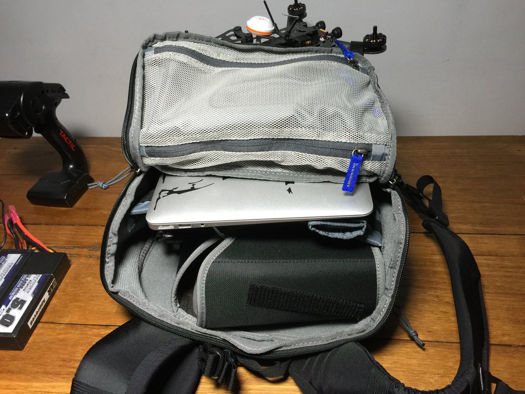 thinkTANKphoto's tweet photo. Fitting a 13" MacBook Air in the #FPVSession (Cheers Macbanach) @BMSwebYouTube https://t.co/cUhYEErMTn