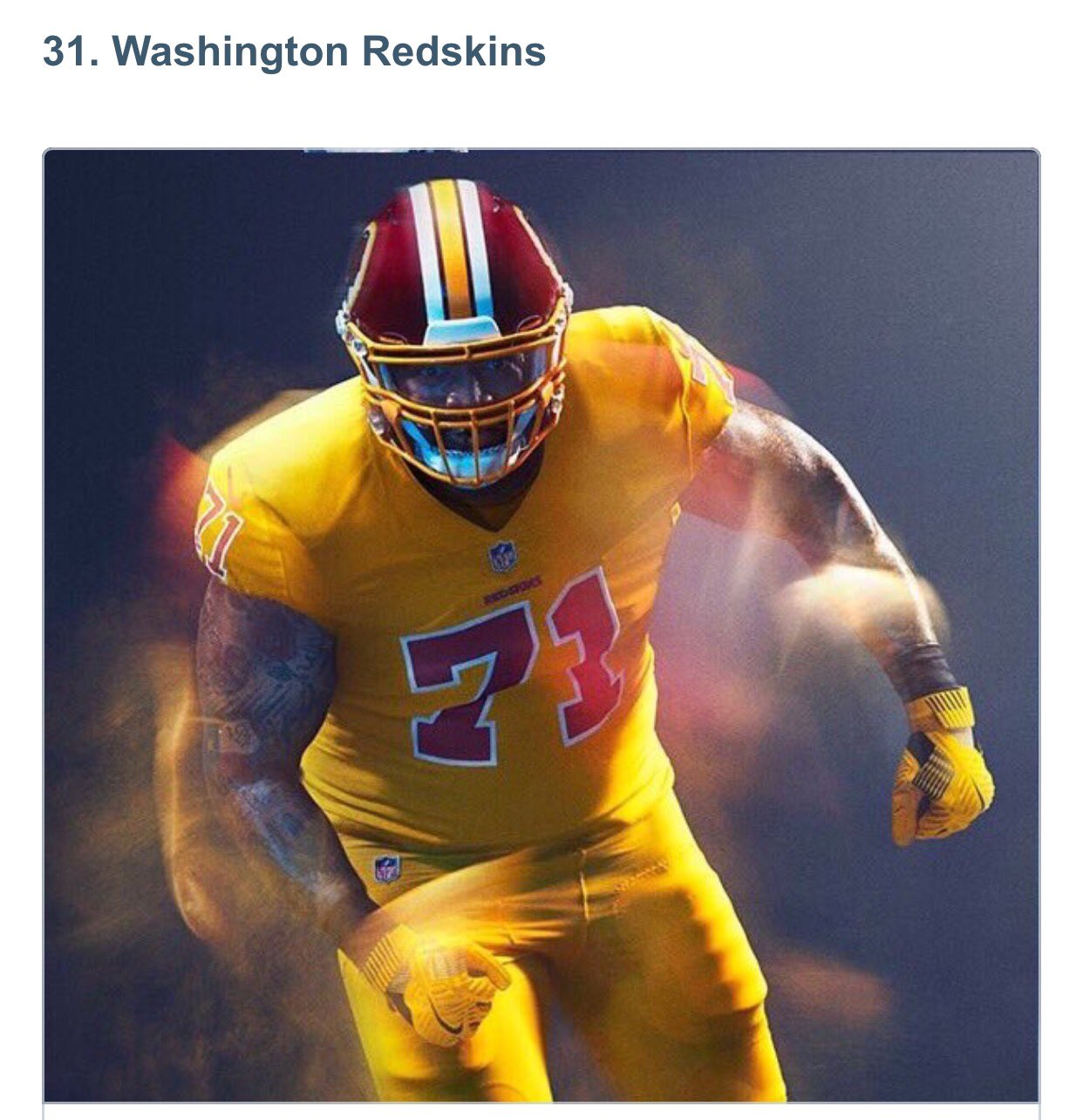 redskins color rush 2019