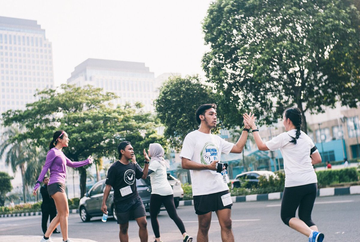 LadyRushers's tweet photo. Making our last Sunday super fun with 3K fun run accompanied by @rushrunners ☺️ https://t.co/Z1ha9JrXen