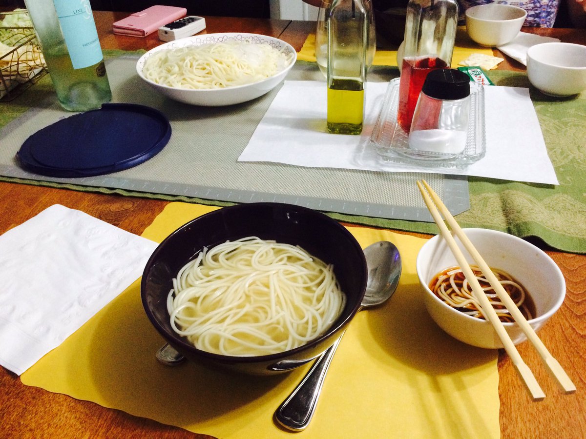 hiroshi_nyc's tweet photo. 昨日はそうめんを作りました☺️☺️
気に入ってくれて良かったです☺️ https://t.co/SCUPF18j2V