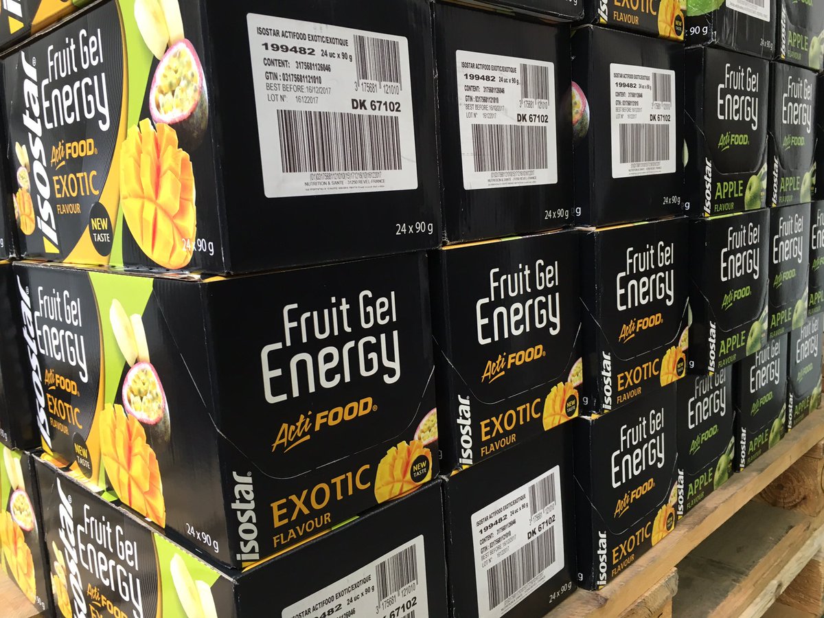 Fresh harvest of #Actifood fruit energy gels just landed!!