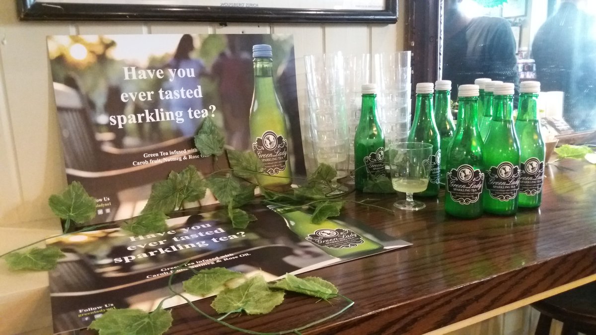 MountStreetDeli's tweet photo. We have @GreenLadyNo1 doing tastings in the deli, a refreshing alternative to tea to be enjoyed on this hot day! https://t.co/IBGpf2TiKs