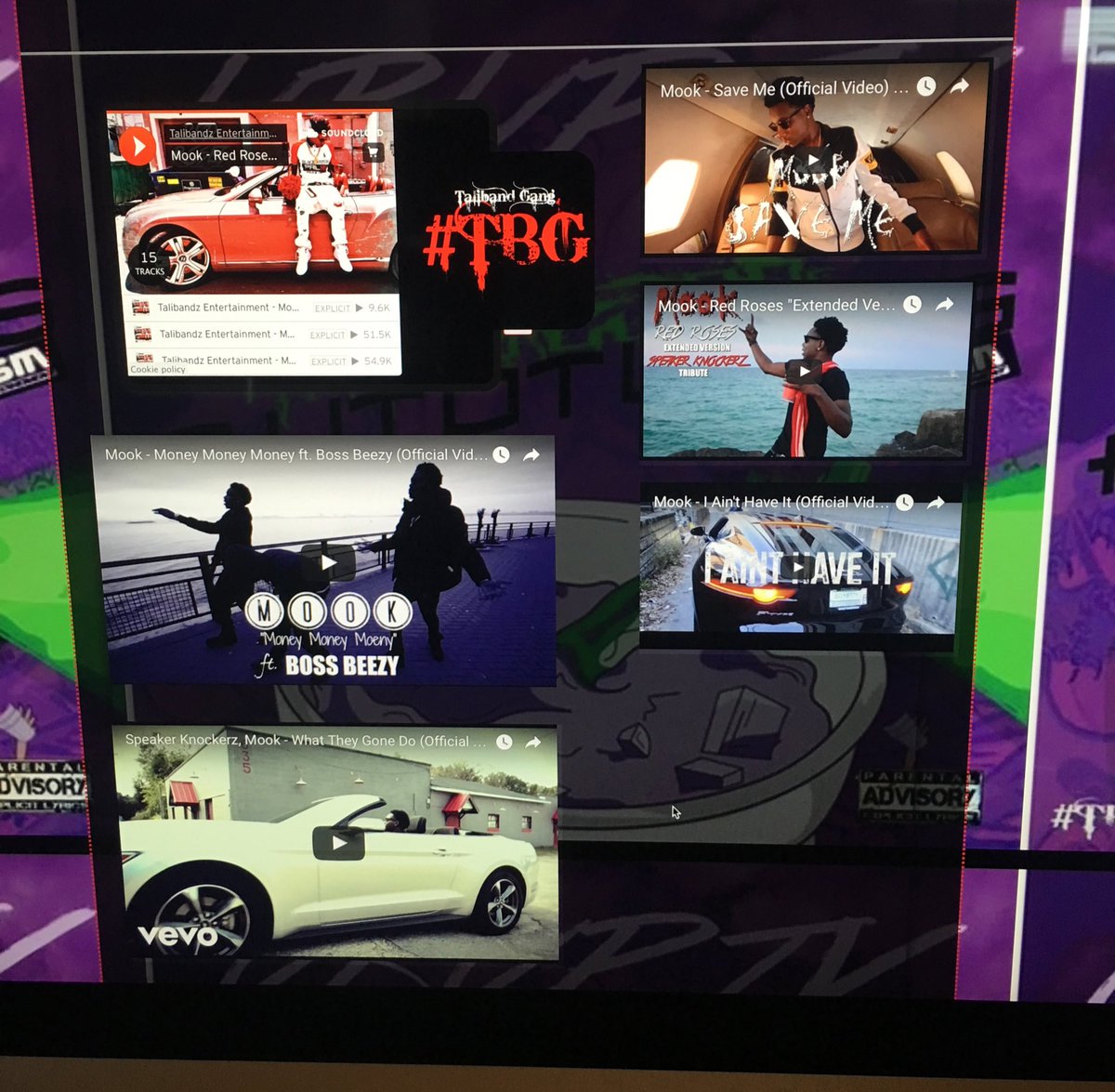 UrUpTv's tweet photo. Make sure you check out the #tbg side https://t.co/9TV1codzwo music @Mooktbg @BossBeezyTBG @lilknockTBG @PLAGUE3000 https://t.co/v0MrOE5Yja