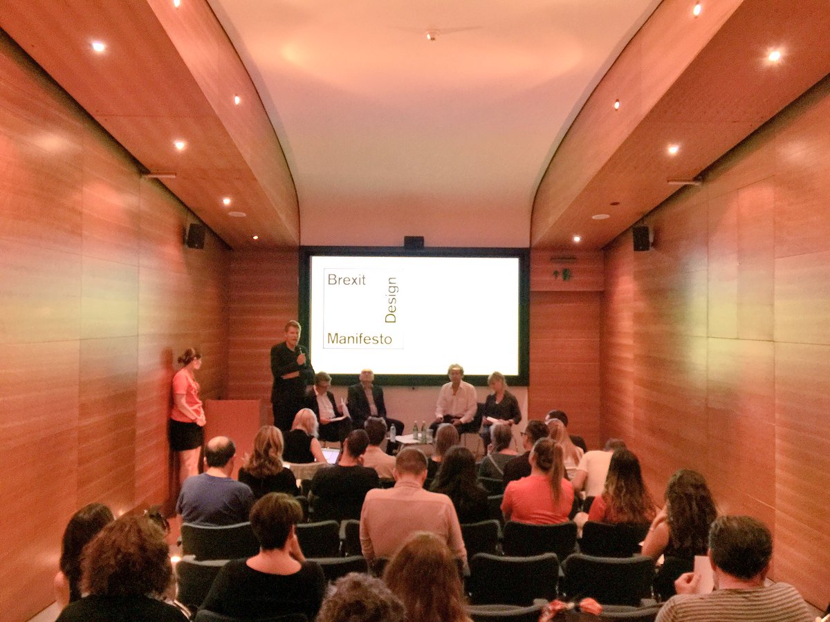 CamronPR's tweet photo. Head over to @Dezeen's FB to watch live #DesignOnBrexit talk: https://t.co/sw8izGReHP #design https://t.co/EYRqRixMW7