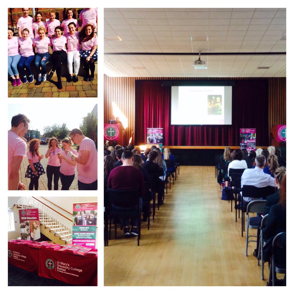 StMarysBelfast's tweet photo. Our SU Executive team have had a great few days helping out with our college open days! #ranch https://t.co/U0gmLMoSR9