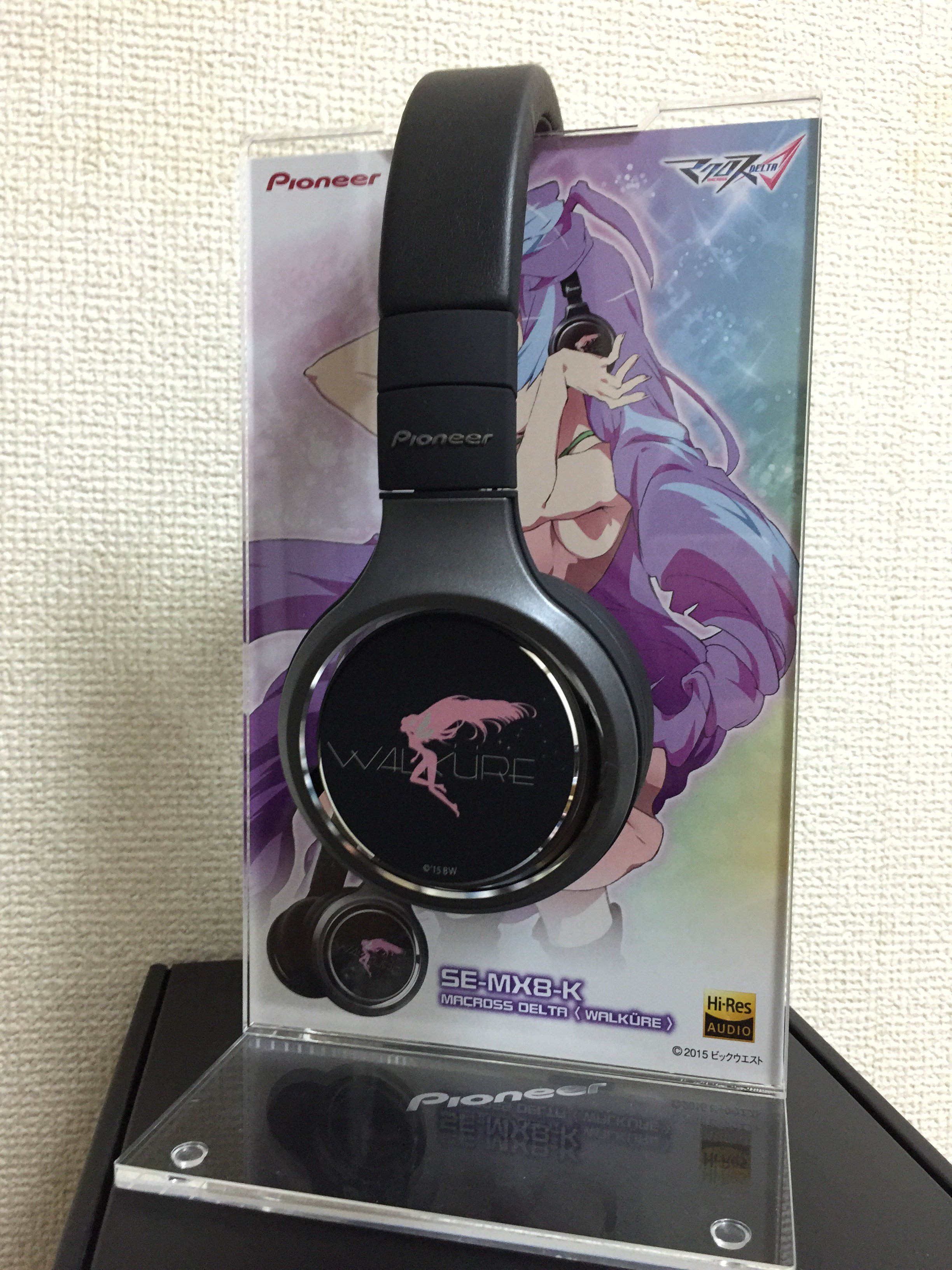 マクロスΔ×パイオニアコラボ ヘッドフォン 美雲モデル 負っ マクロスΔ×パイオニアコラボ ヘッドフォン 美雲モデル 負っ