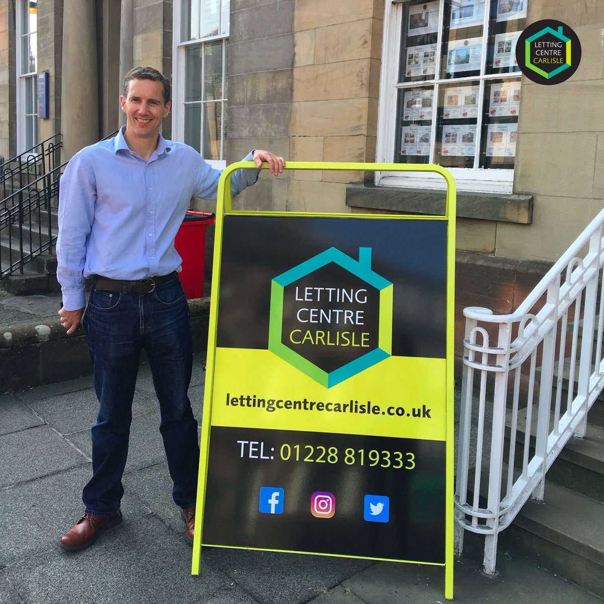 We're brightening up Lowther Street today! #Carlisle #new #Wednesday #property #propertymanagement #rentalhousing