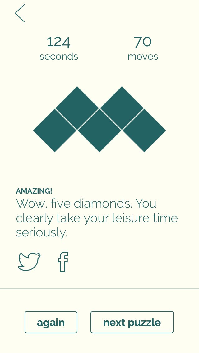 LummoxLabs's tweet photo. @flores_ferrex95 It's a tricky one, but the minimum moves is actually 70! This is my puzzle complete screen. https://t.co/lRBPAoB4AI