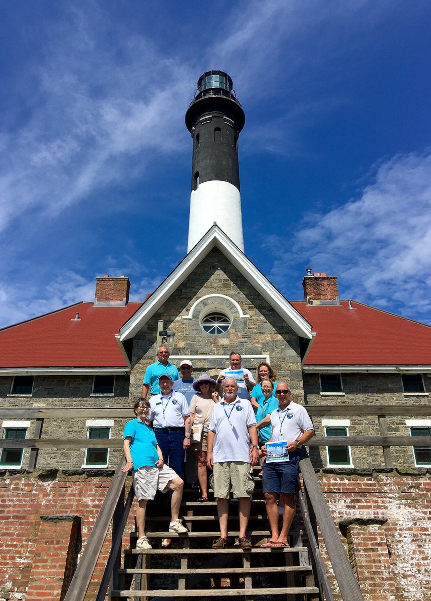 FireIslandNPS's tweet photo. Fire Island Lighthouse wishes Boston Light a happy 300th birthday! #FindYourPark #BostonLight300 @34islandsboston https://t.co/vXyCzZg9fJ