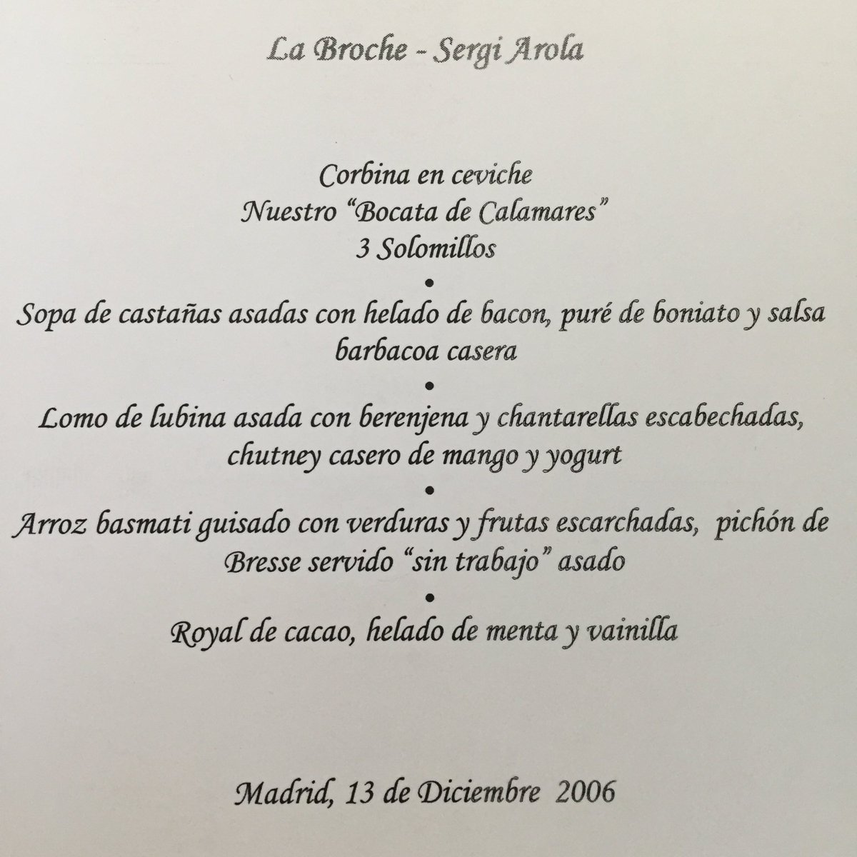 Bonbibendum's tweet photo. #LaBroche, diciembre de 2006. @sergiarola68 https://t.co/151XXYgOUB