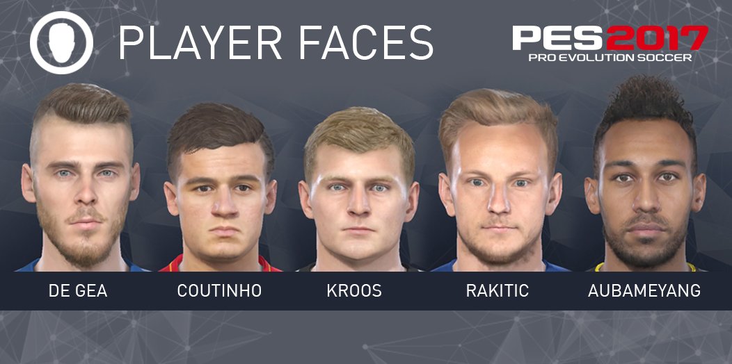 ONE day to go, Europe. Time to recap some of the player faces we revealed recently. #PES2017