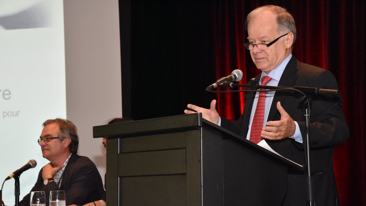 #NourrirÉcoQc : <a href="/Raymond_Bachand/">Raymond Bachand</a> : impact déterminant de l'industrie agroalimentaire dans les exportations #agqc