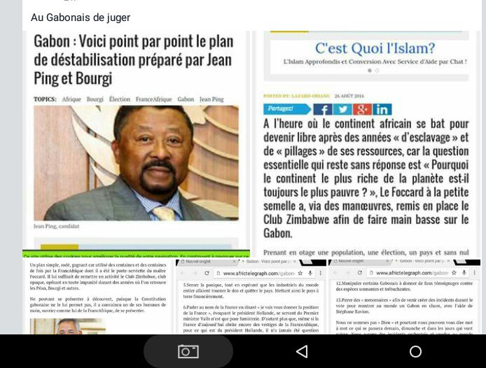 #PingIskilling <a href="/AfricTelegraph/">AfricTelegraph</a> <a href="/AjevAssociation/">L'AJEV Gabon</a> <a href="/ImpactGabon/">Impact</a> <a href="/BriceLaccruche/">Brice Laccruche Alihanga</a> <a href="/OyabiZul/">Son Altesse Zul</a>