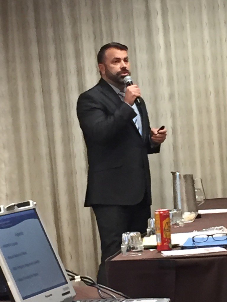 Original_JamieD's tweet photo. Alan Tart giving an update #Partnership4FoodProtection @AFD0SS #AFDOSS16 @FDAfood @US_FDA https://t.co/moVApWPYqu