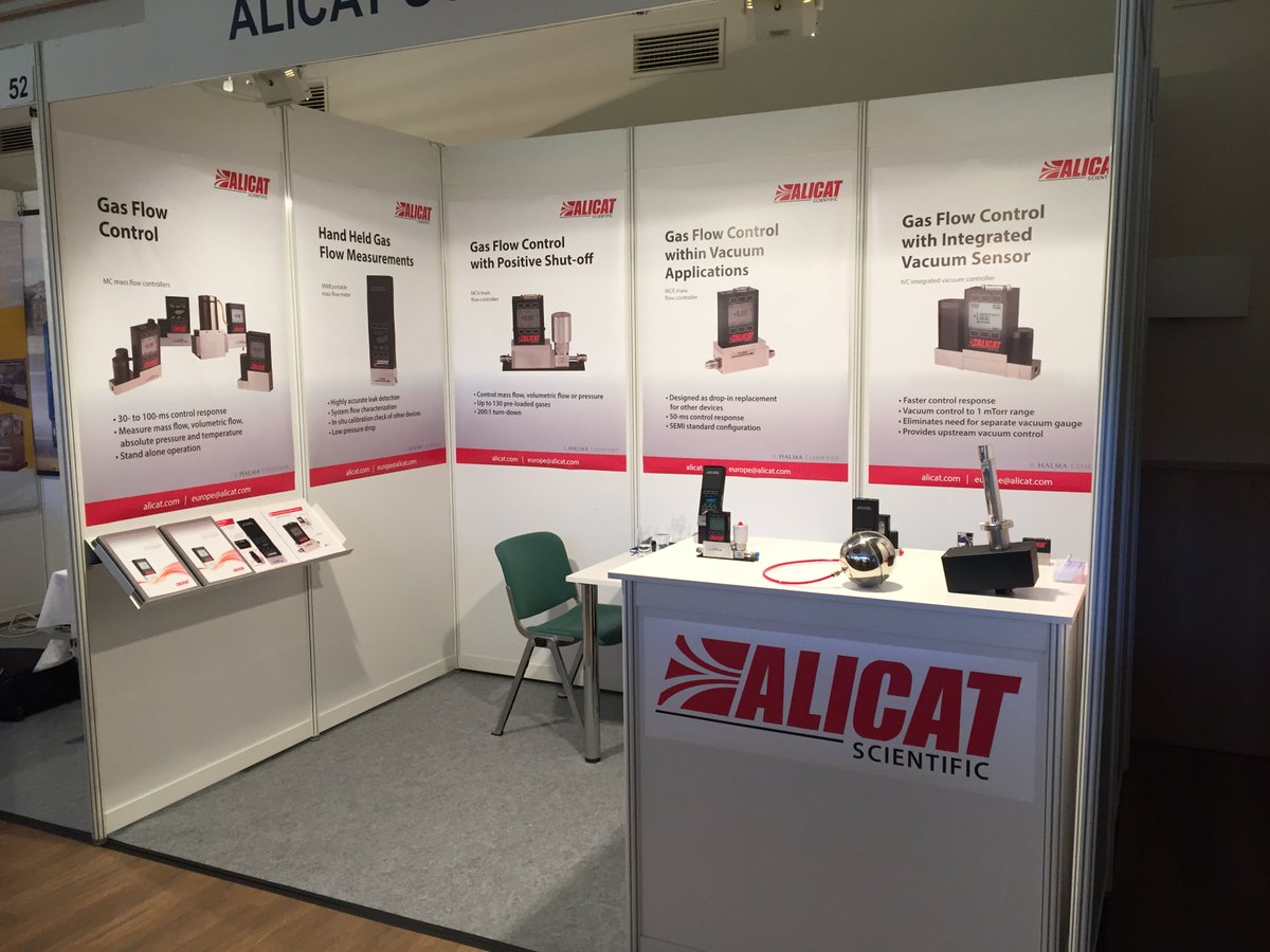 Alicat_Sci's tweet image. In the wee hours before the doors open for Plasma Surface Engineering 2016, Alicat is ready for visitors. #pse2016