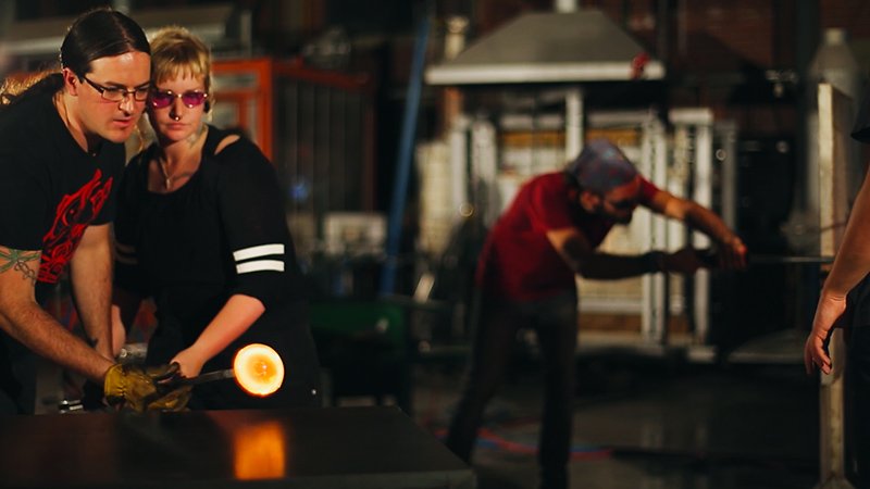 theglassfilm's tweet photo. Raven Skyriver will be seen with his 'Glass Blowing/ Hot Shop' technique on "The Glass/Cam" film soon! @ddemirkan https://t.co/dNaQWfxe7v