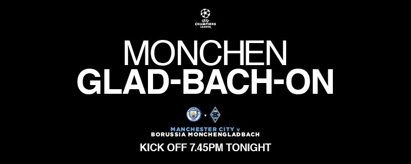 The ⛈ has cleared. The 🌞 is shining. #MCFC v @borussia_en is #BachOn! #cityvbmg