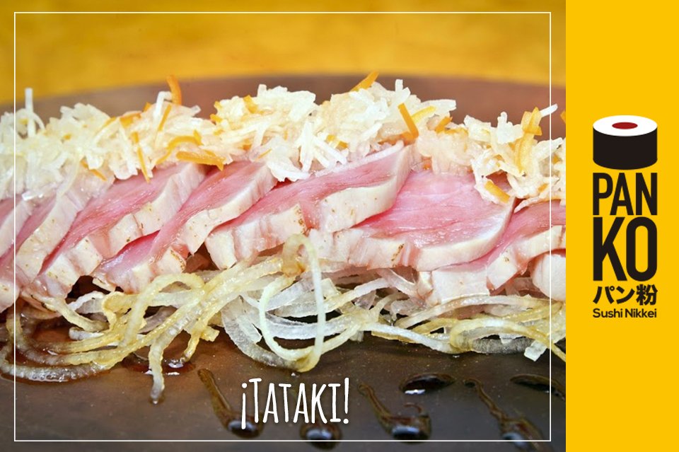 PankoSantiago's tweet photo. Probablemente este fin de semana comerás mucha carne, así que estos días dale mar a tu cuerpo con un rico Tataki ;) https://t.co/Kk8s15ycpC