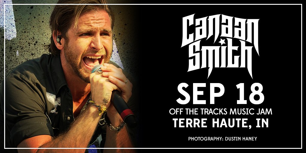 canaansmith's tweet photo. Indiana! Can't wait to party at @hi99country’s #OTTMJ on Sunday! RT if you’re comin! Tix: https://t.co/iNpCjXYpWI https://t.co/fAXV95ZoX3