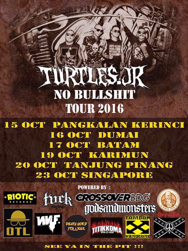 Yeah we are ready "No Bullshit Tour 2016" #pangkalankerinci #dumai #batam #karimun #tanjungpinang #singapore