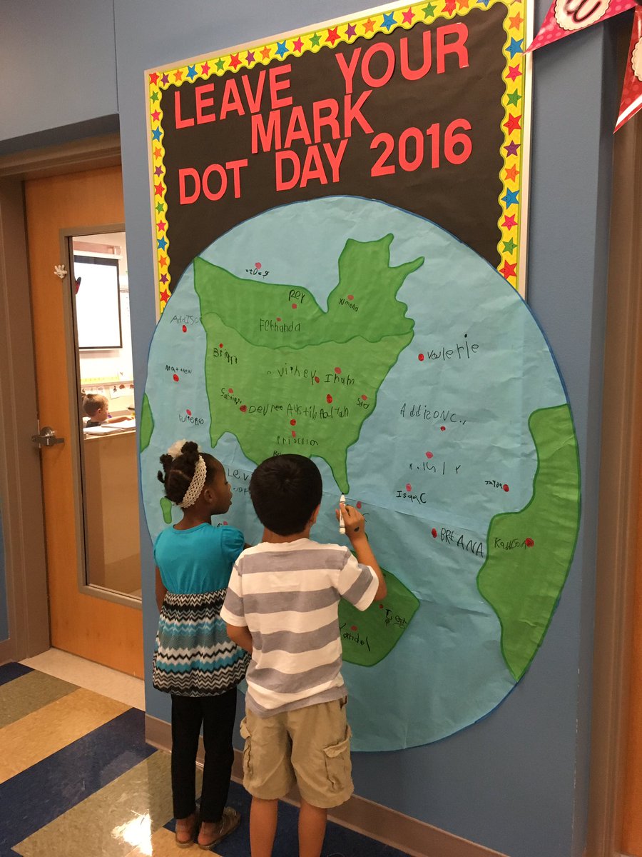 ATXliza's tweet photo. #DotDay fun in @MrsG_Kinder's class!! @ShadowGlenES @ManorISD @FableLearn @DotClubConnect @peterhreynolds https://t.co/JPpyxoAuVt