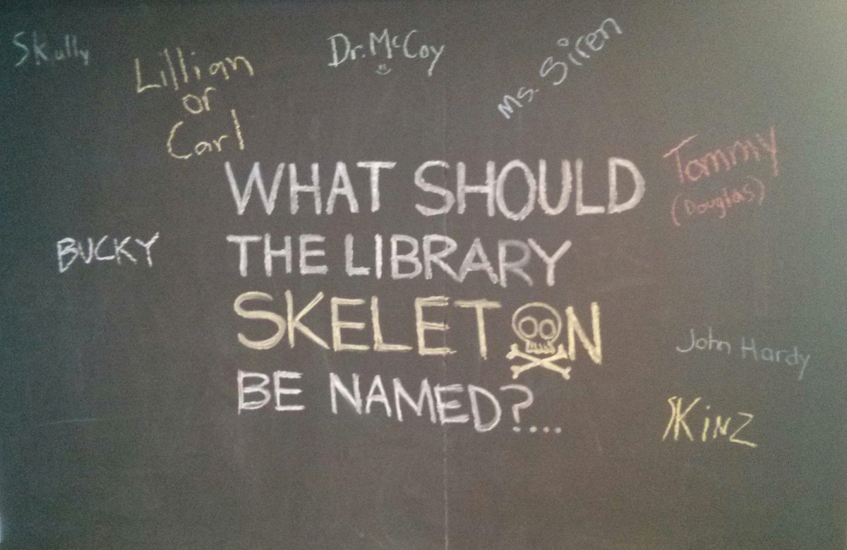 GBC_Library's tweet image. @GBC_Library @GBCollege Help us name our #skeleton #skeletonname