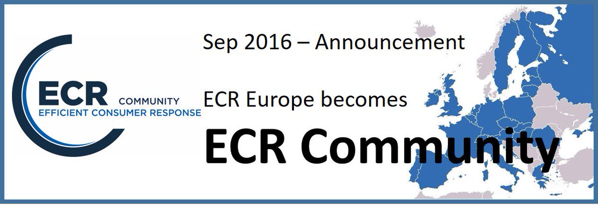 ECR_Community's tweet image. Announcement ECR Europe becomes ECR Community! #ECR #FMCG #ECRCommunity #Collaboration
conta.cc/2csEH6F