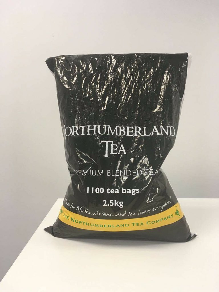 BreezeEnergyUK's tweet photo. I think our supply of @nthumberlandtea will keep us going for a little while ☕️ https://t.co/kNl1Blxxd3
