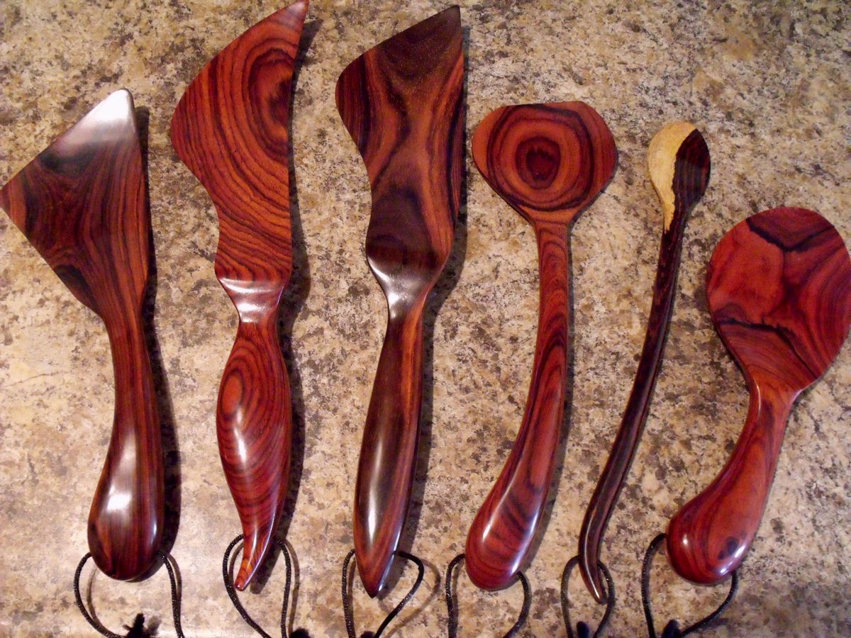 #FavoriteWoodenSpoon these beautiful utensils are made from COCOBOLO... the jewel of the wood world!