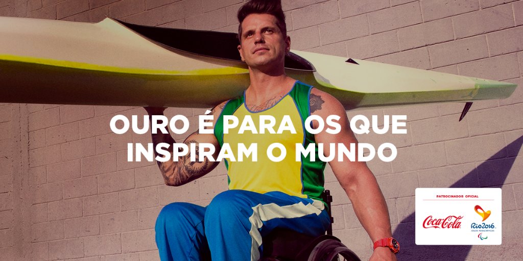 Virar o jogo: #IssoÉOuro #JogosParalímpicos #Rio2016