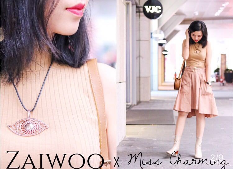 Eye Pendant plated w/ Rose Gold. Perfect suit for the Autumn! Designed by <a href="/unellenu/">unellenu</a> .Photoed by customer MC #Jewelry