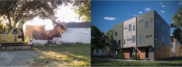 A2 project. Demo of exist bldg completed today.