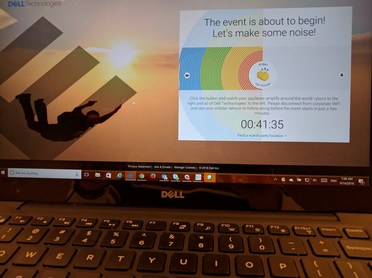 nicolasrodet's tweet photo. Let's make even more noise! #DellTechnologies #GoBigWinBig https://t.co/rwFpCbEVlS
