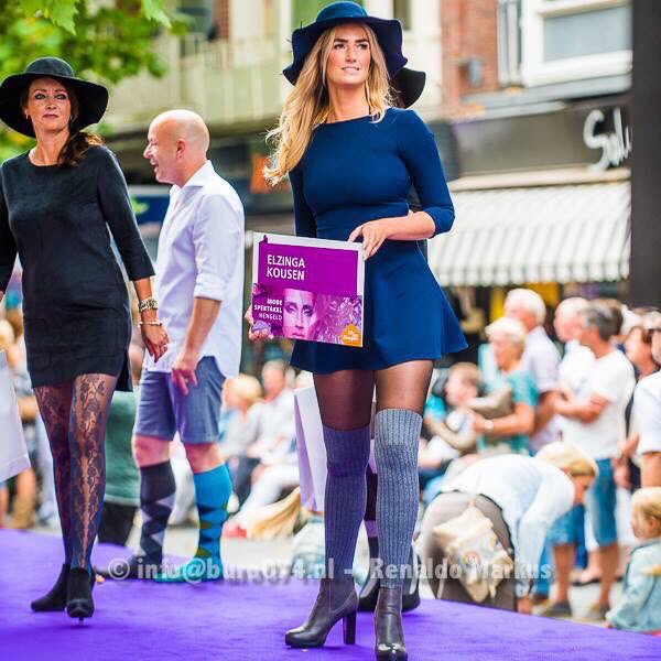 @ElzingaKousen #Enschede #Haverstraatpassage Modespektakel 2016 #Hengelo Kousen Elzinga nieuwe collectie FW16-17