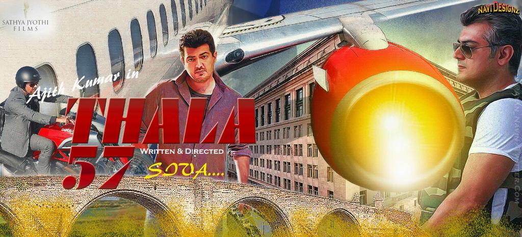 yogiofl's tweet photo. New Poster Design For #AK57 π#Thala57 π My Friend #NaviDesignz @Ayan_Navin https://t.co/DAjaZvgY7F