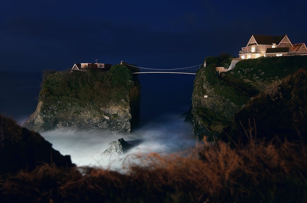 Where it all began #cornwall #photography #newquay #sea #longexpose #night
