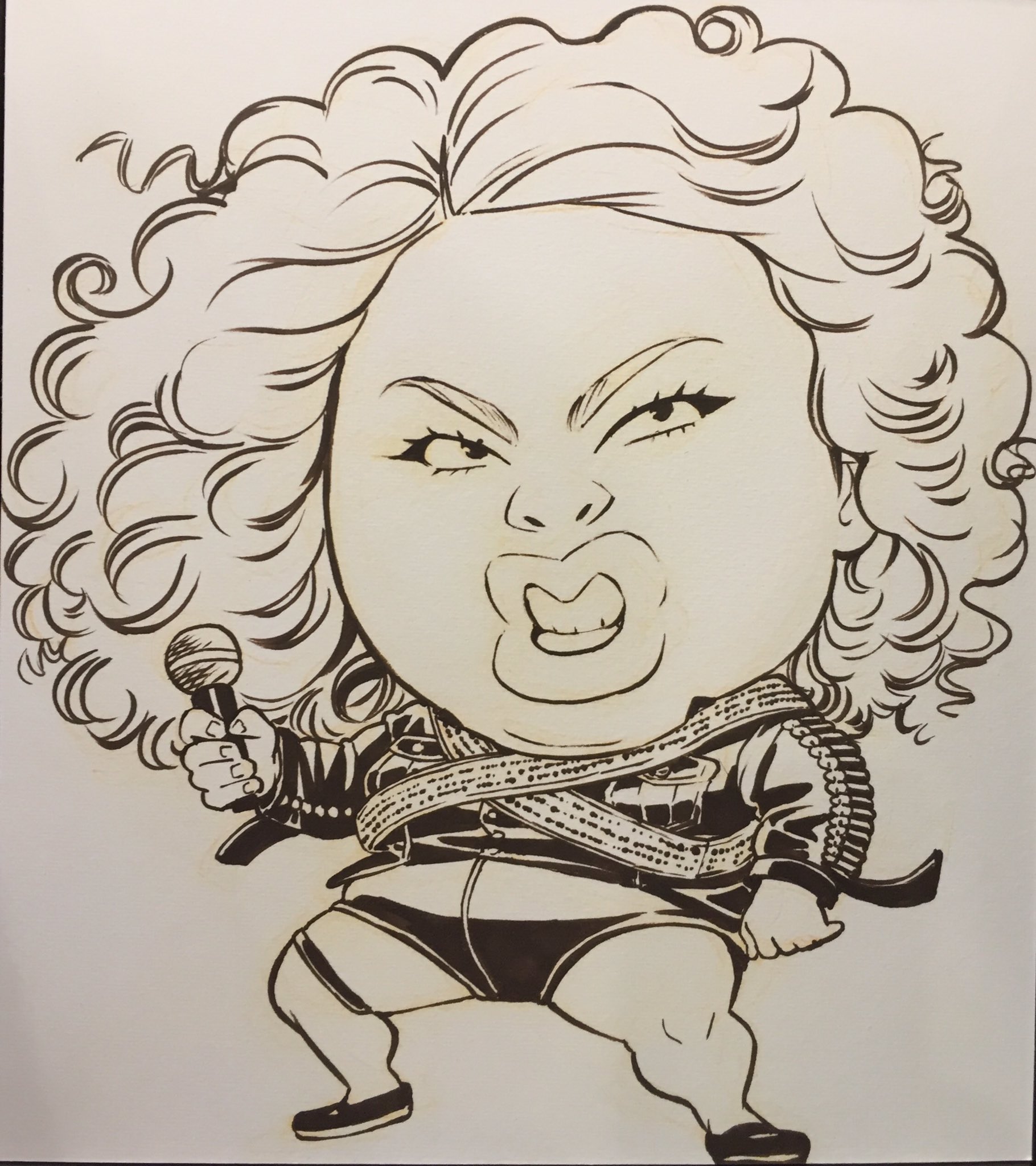似顔絵師nocchi 渡辺直美さんの似顔絵です 作画工程と一緒に 直美さんのメイクに大変興味があり ご本人のメイク動画を見たあと同じ手順でスッピンの顔にメイクするように色を塗りました 濃さの違う三段階の 似顔絵師nocchi 渡辺直美さんの似顔絵です 作画工程と一緒に 直美さんのメイクに大変興味があり ご本人のメイク動画を見たあと同じ手順でスッピンの顔にメイクするように色を塗りました 濃さの違う三段階の