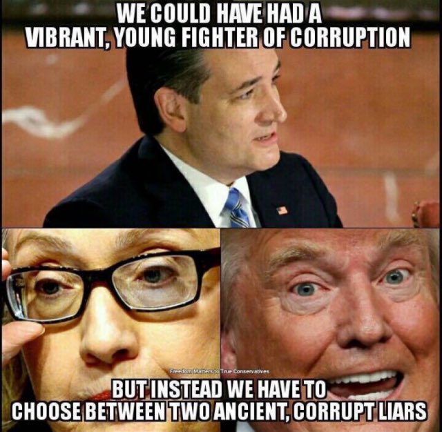 Dlw20161950's tweet photo. We Could've Had A Vibrant Young Fighter Of Corruption But Instead We Have To Chose Between Two Ancient CORRUPT LIARS https://t.co/L1CdNPldTc