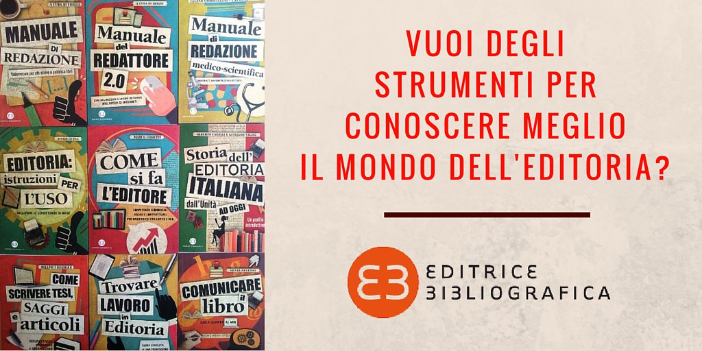 EBibliografica's tweet photo. L'editoria a portata di mano? La collana I mestieri del libro! @obliquestudio @StudioGaramond @editoriaUnicatt https://t.co/XoVbhLnqBJ