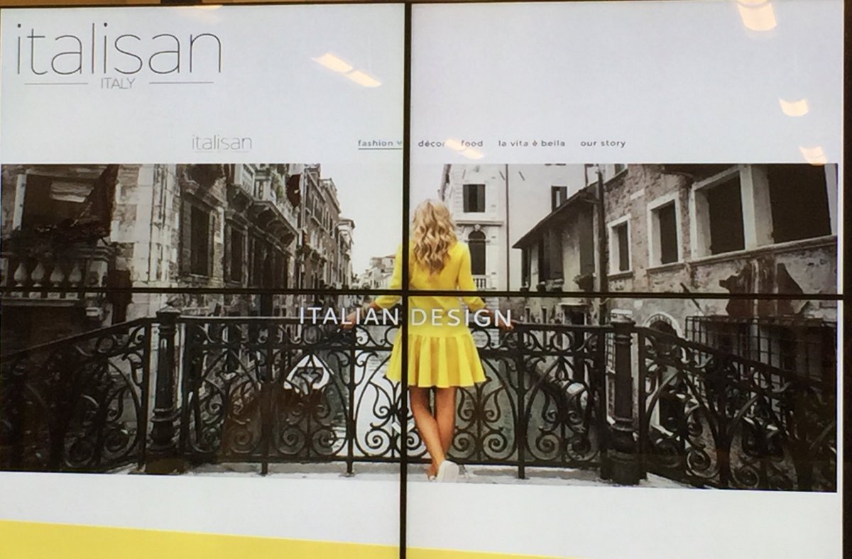 sonjadewing's tweet photo. An online Italian department store! Woohoo! @italisan_US FYI beautiful website was designed by @iXroads #Abq #shop https://t.co/Z1VyFmhzZH
